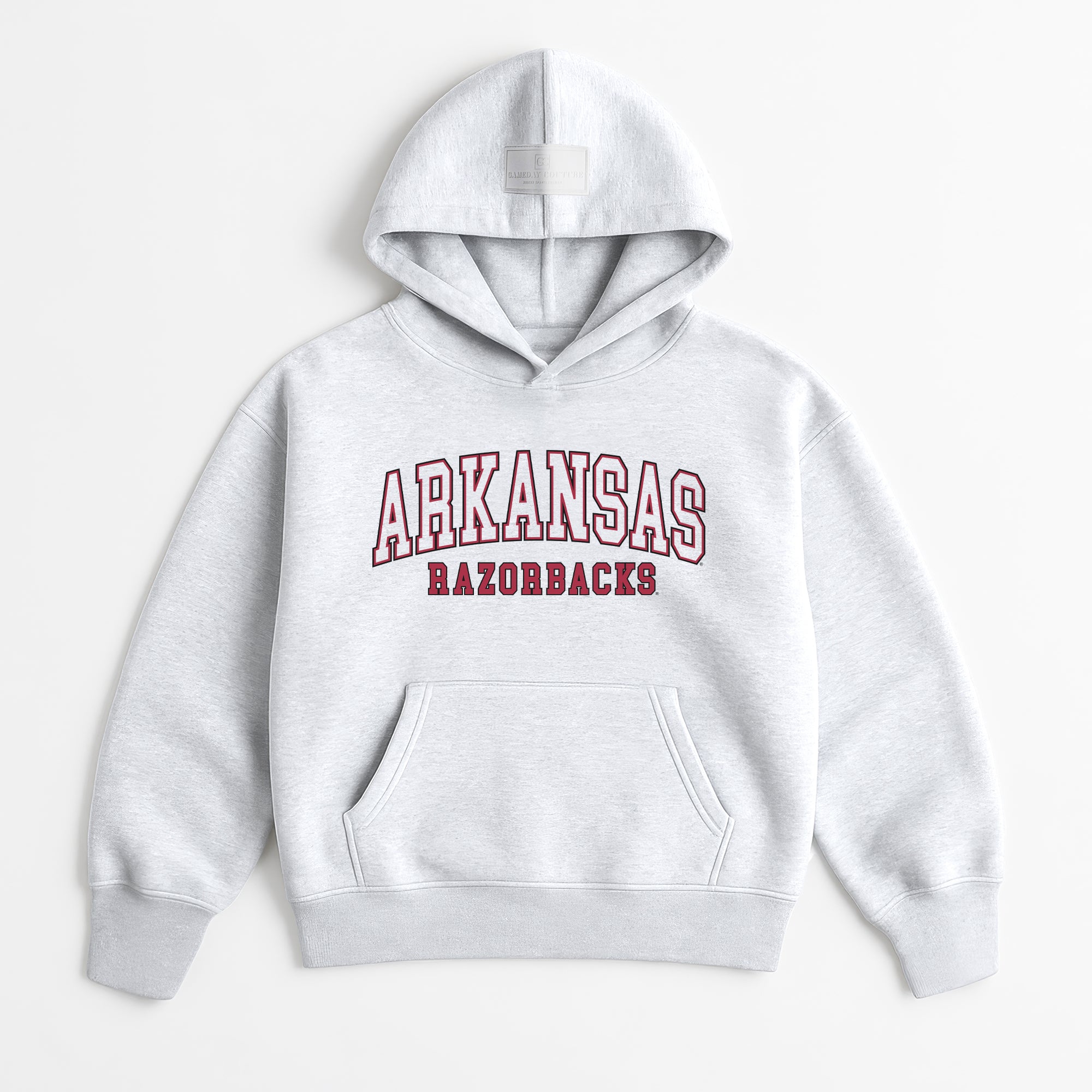ARKANSAS RAZORBACKS DAILY GRIND OVERSIZED PREMIUM WEIGHT UNISEX HOODIE