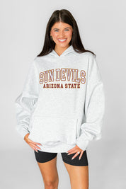 ARIZONA STATE SUN DEVILS DAILY GRIND OVERSIZED PREMIUM WEIGHT UNISEX HOODIE
