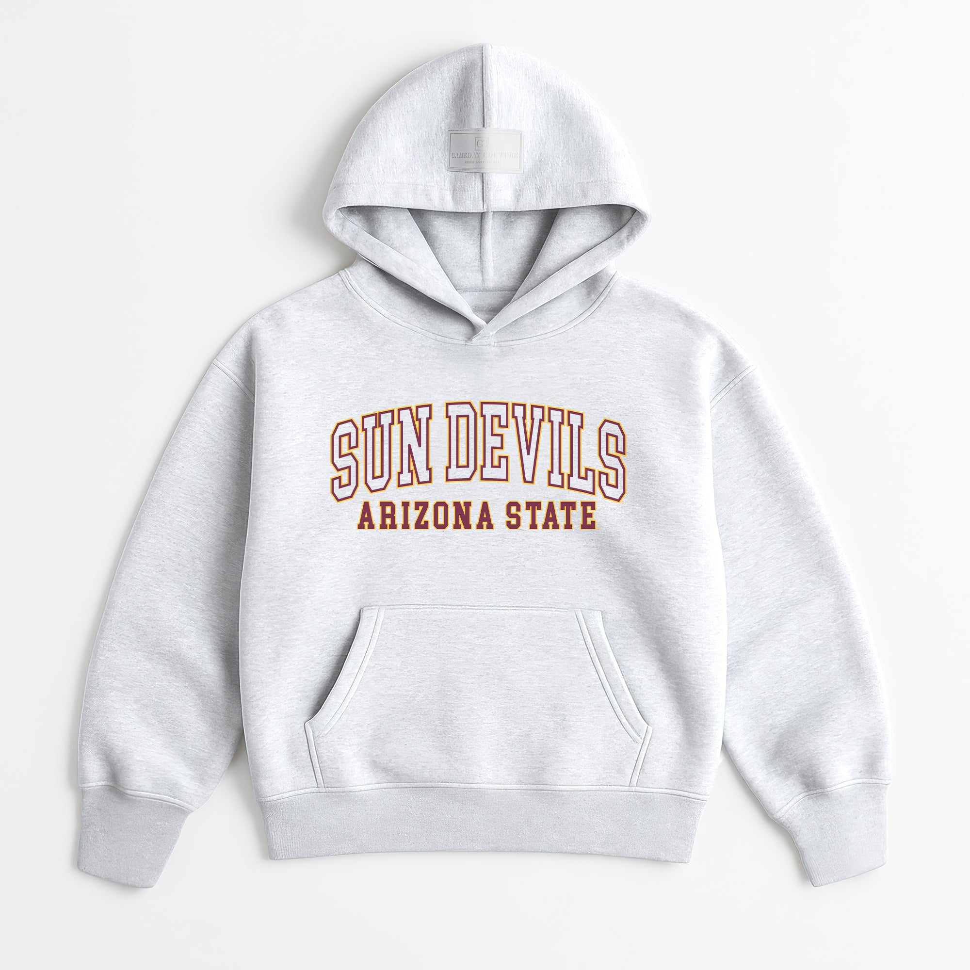 ARIZONA STATE SUN DEVILS DAILY GRIND OVERSIZED PREMIUM WEIGHT UNISEX HOODIE