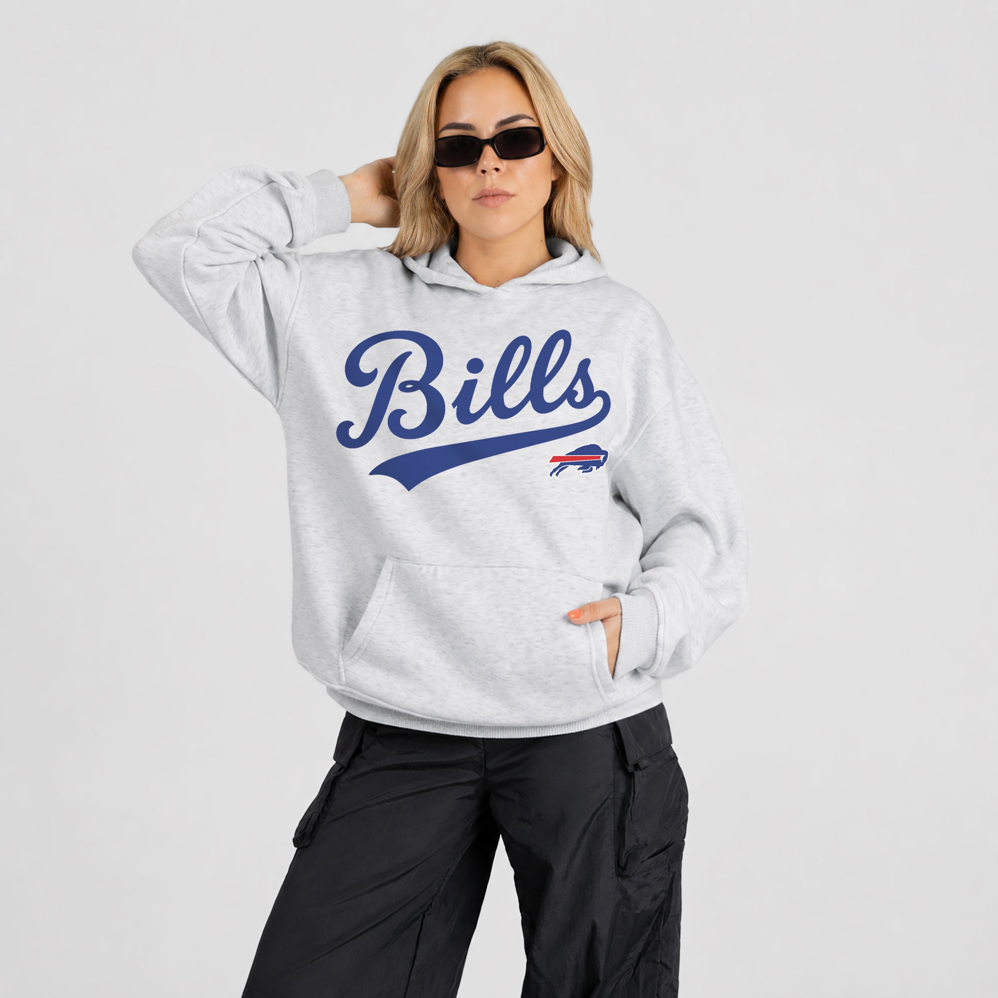 BUFFALO BILLS BIG ENERGY OVERSIZED PREMIUM WEIGHT HOODIE