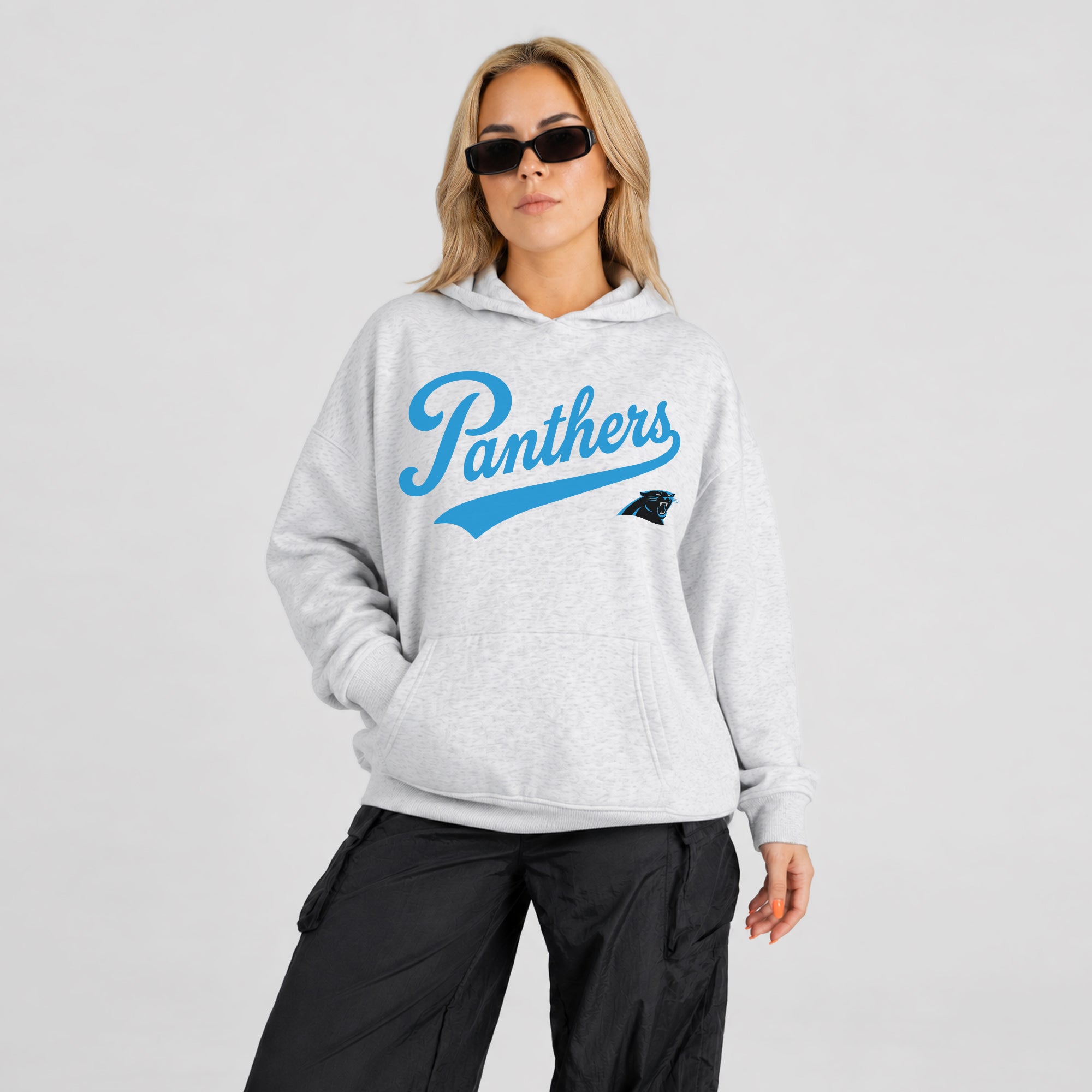 CAROLINA PANTHERS BIG ENERGY OVERSIZED PREMIUM WEIGHT HOODIE
