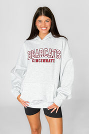 CINCINNATI BEARCATS DAILY GRIND OVERSIZED PREMIUM WEIGHT UNISEX HOODIE