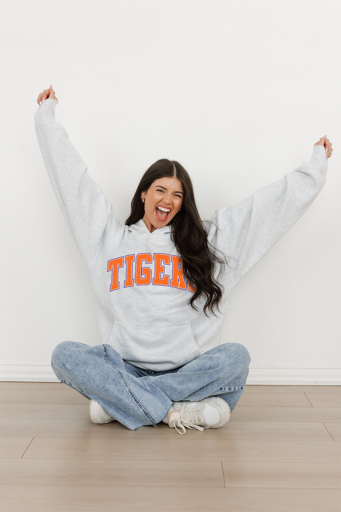 CLEMSON TIGERS Winning Look Oversized Hoodie By Madi Prewett