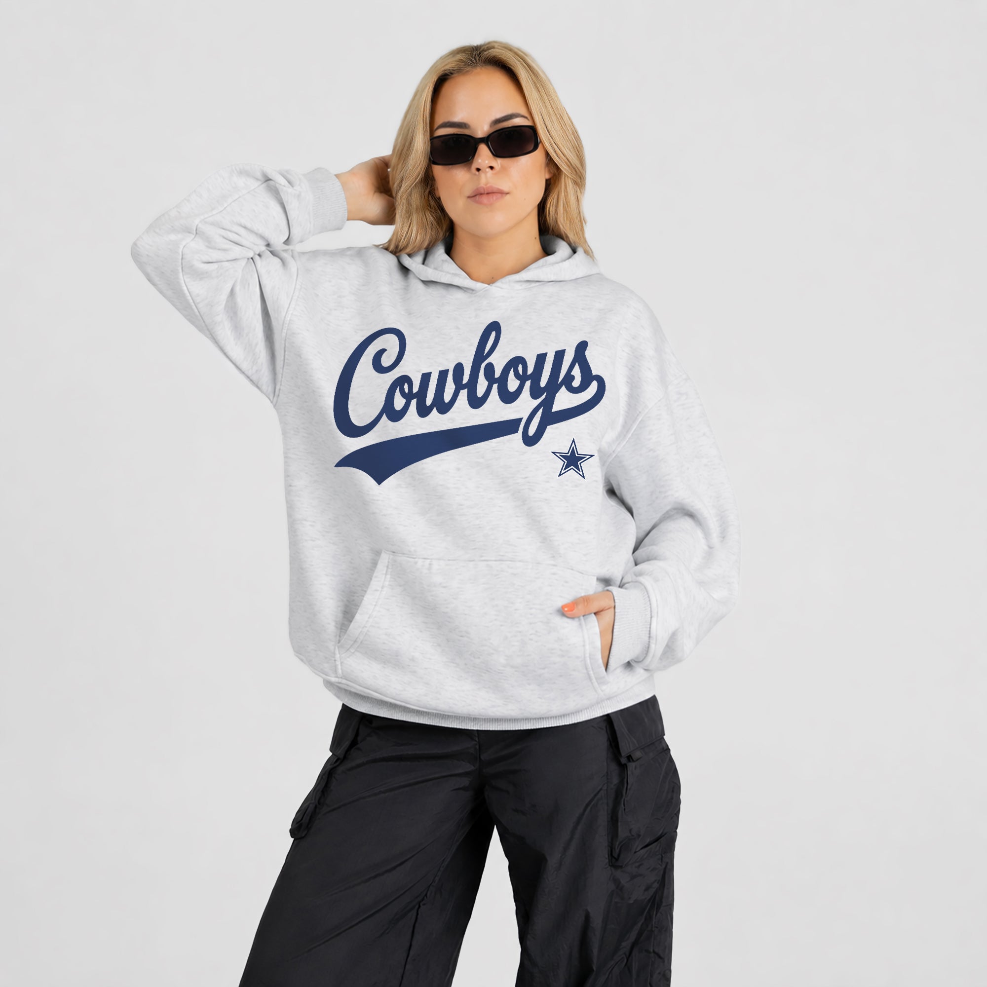 DALLAS COWBOYS BIG ENERGY OVERSIZED PREMIUM WEIGHT HOODIE