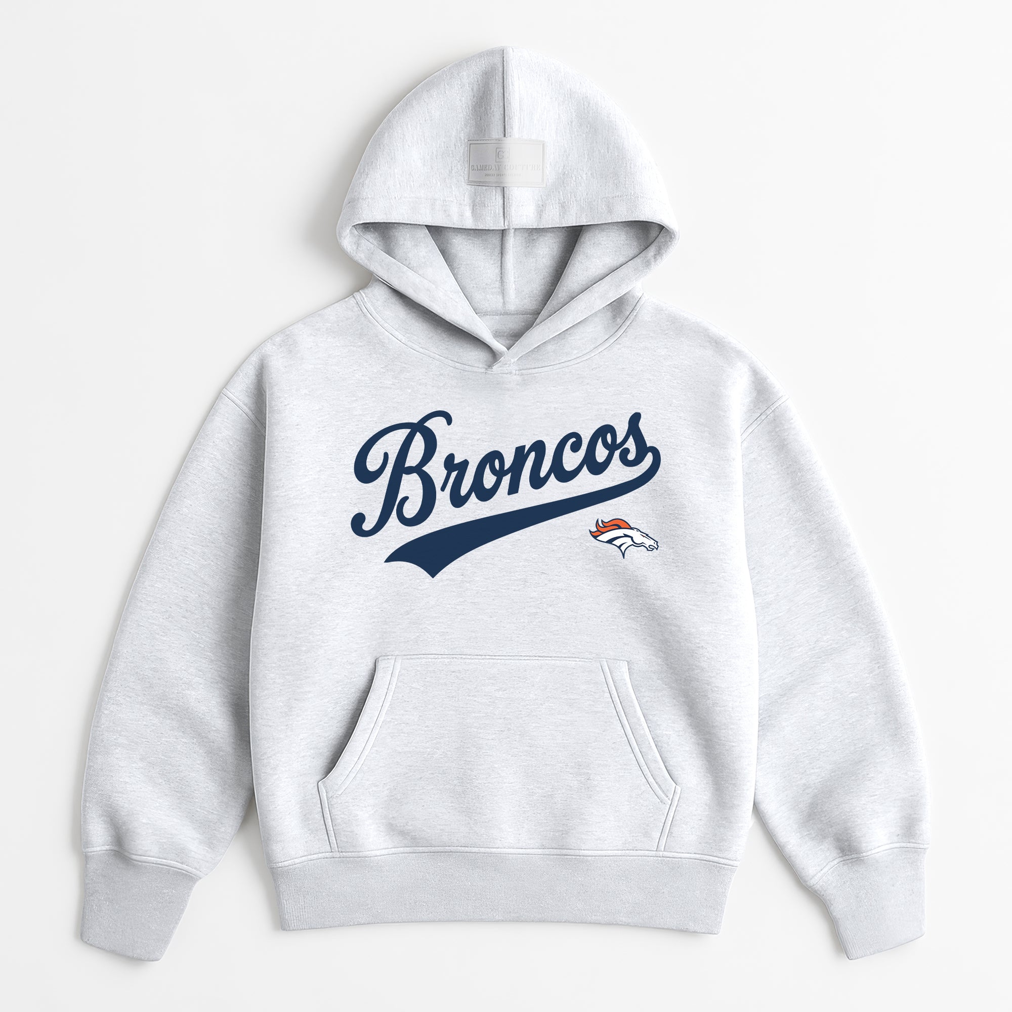 DENVER BRONCOS BIG ENERGY OVERSIZED PREMIUM WEIGHT HOODIE