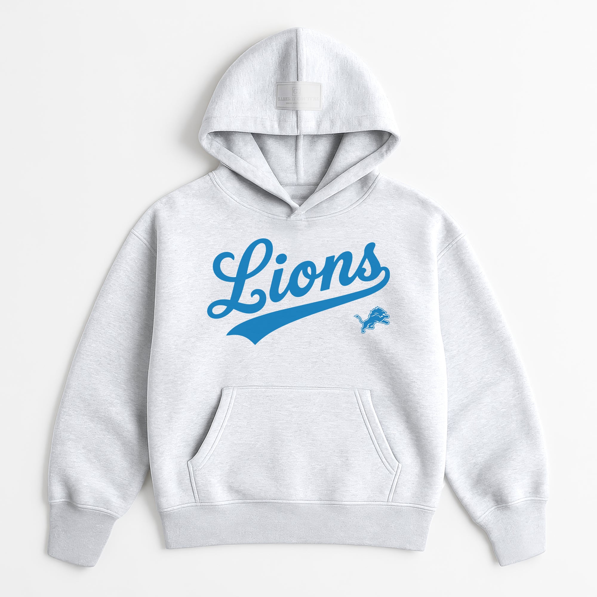 DETROIT LIONS BIG ENERGY OVERSIZED PREMIUM WEIGHT HOODIE