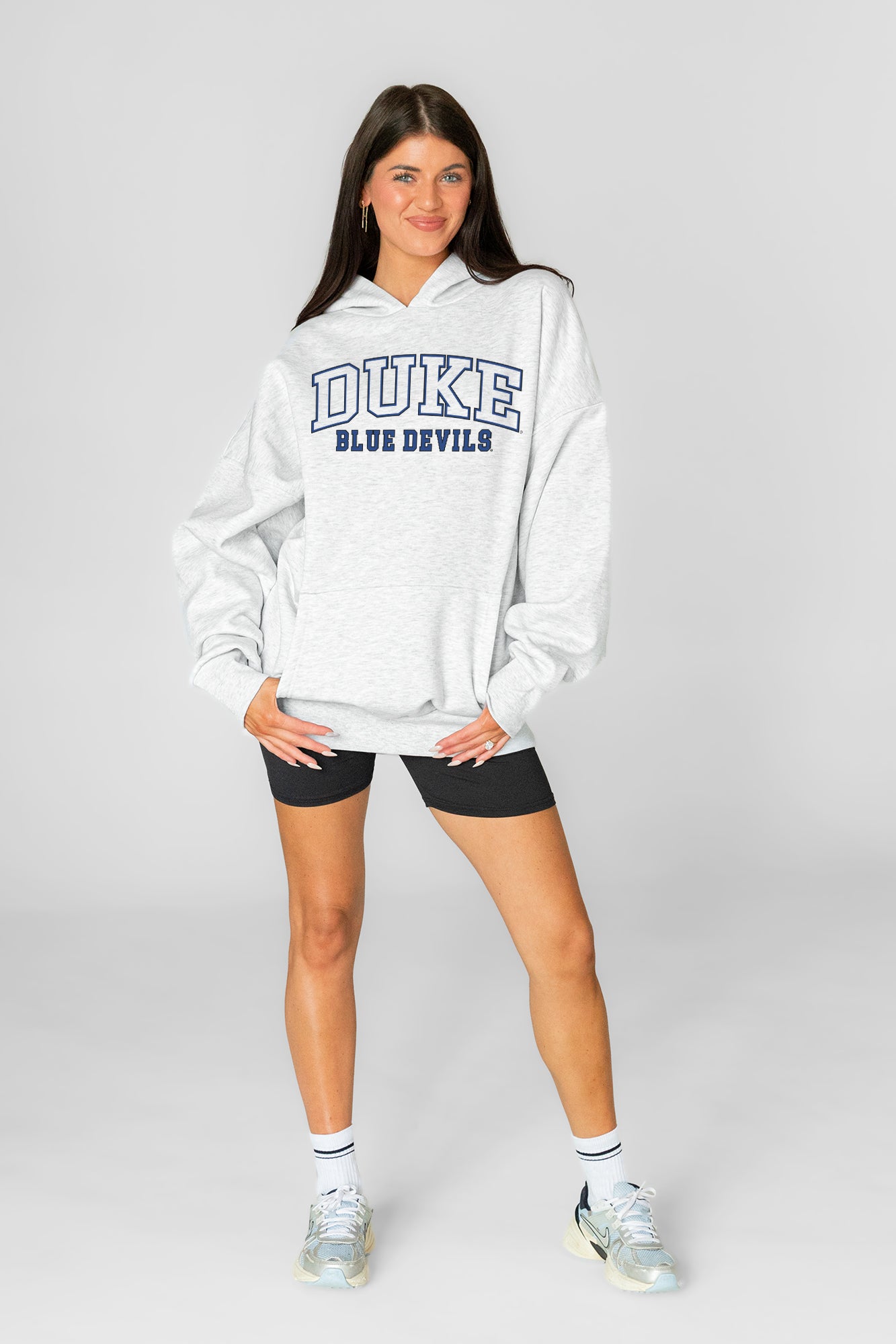 DUKE BLUE DEVILS DAILY GRIND OVERSIZED PREMIUM WEIGHT UNISEX HOODIE