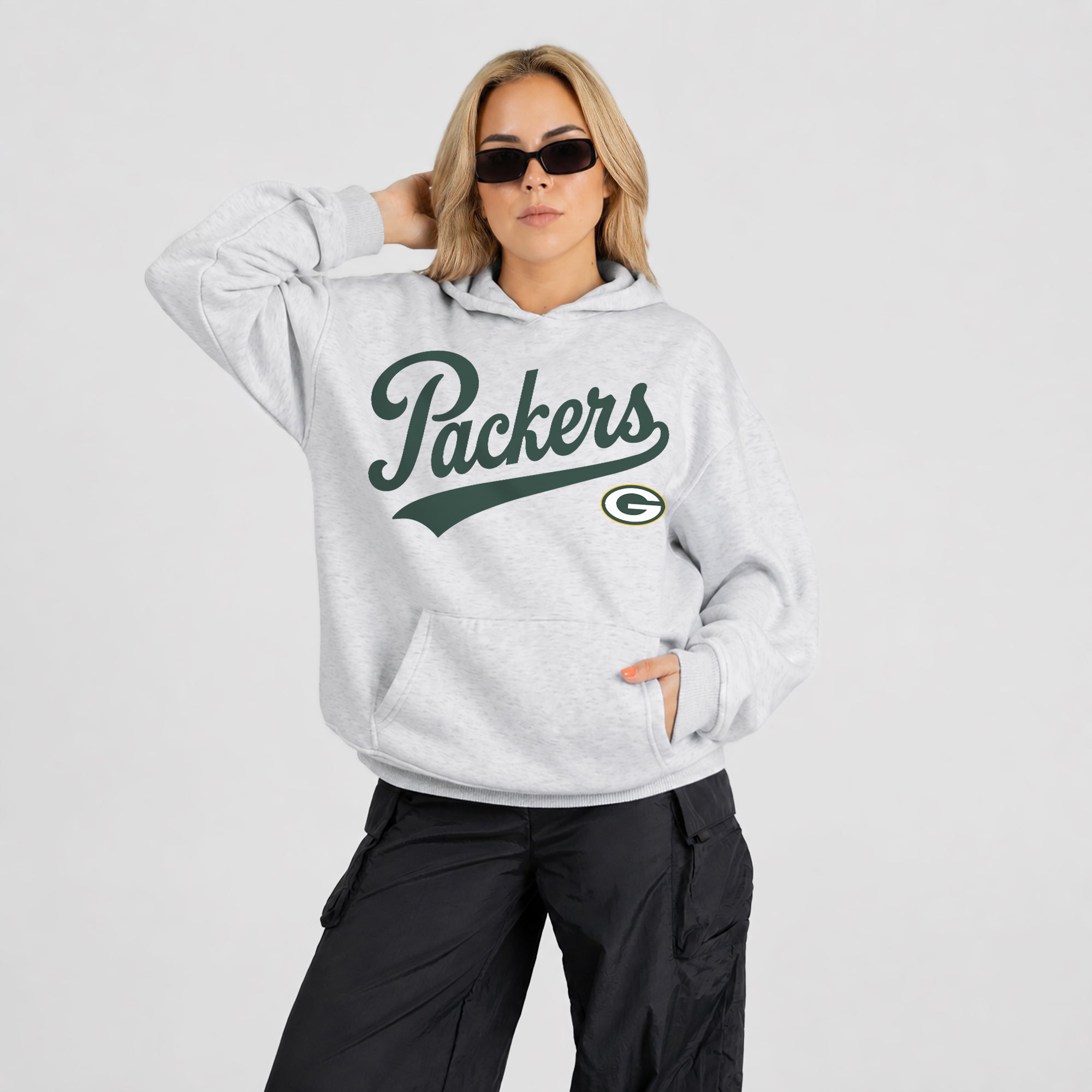 GREEN BAY PACKERS BIG ENERGY OVERSIZED PREMIUM WEIGHT HOODIE