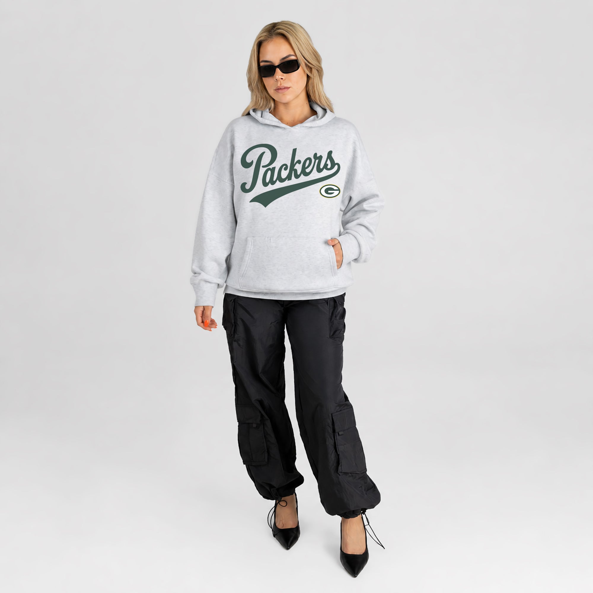 GREEN BAY PACKERS BIG ENERGY OVERSIZED PREMIUM WEIGHT HOODIE