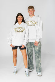 IOWA HAWKEYES DAILY GRIND OVERSIZED PREMIUM WEIGHT UNISEX HOODIE