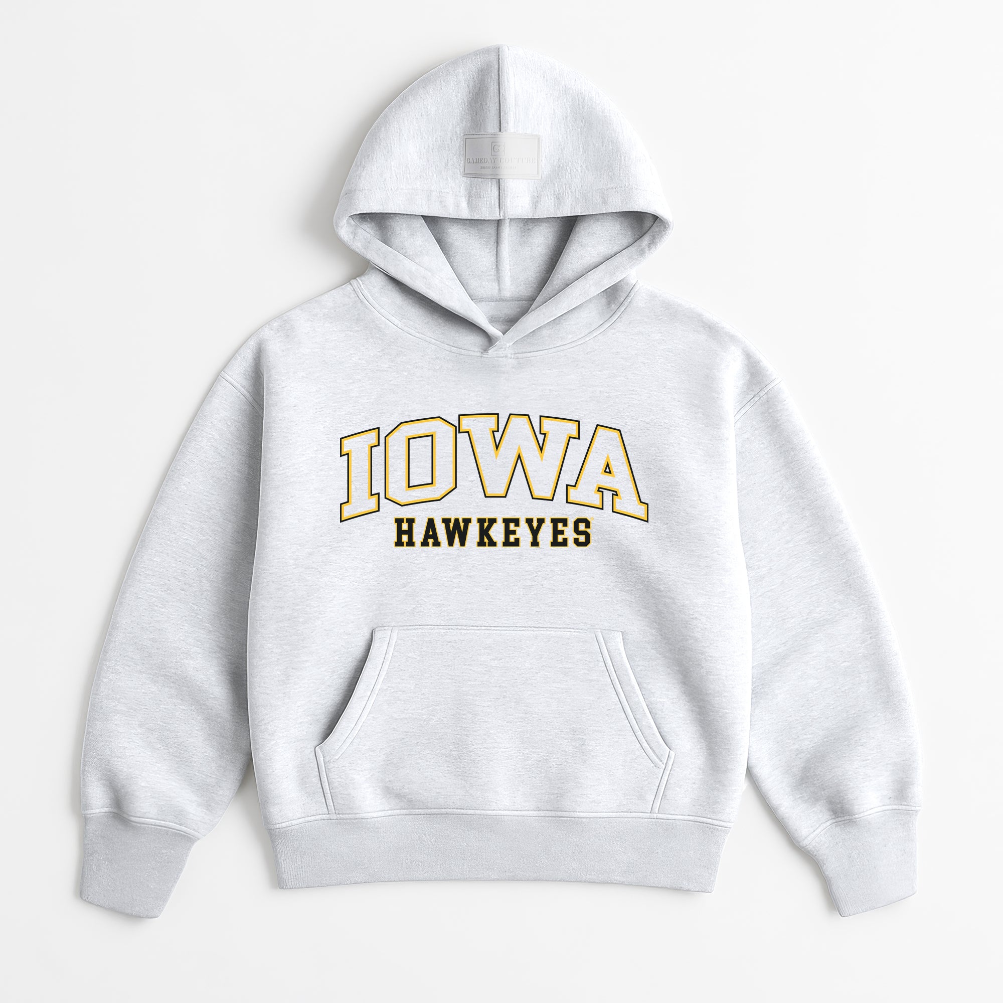 IOWA HAWKEYES DAILY GRIND OVERSIZED PREMIUM WEIGHT UNISEX HOODIE