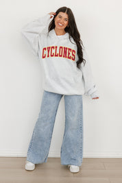 IOWA STATE CYCLONES WINNING LOOK OVERSIZED PREMIUM WEIGHT HOODIE BY MADI PREWETT TROUTT