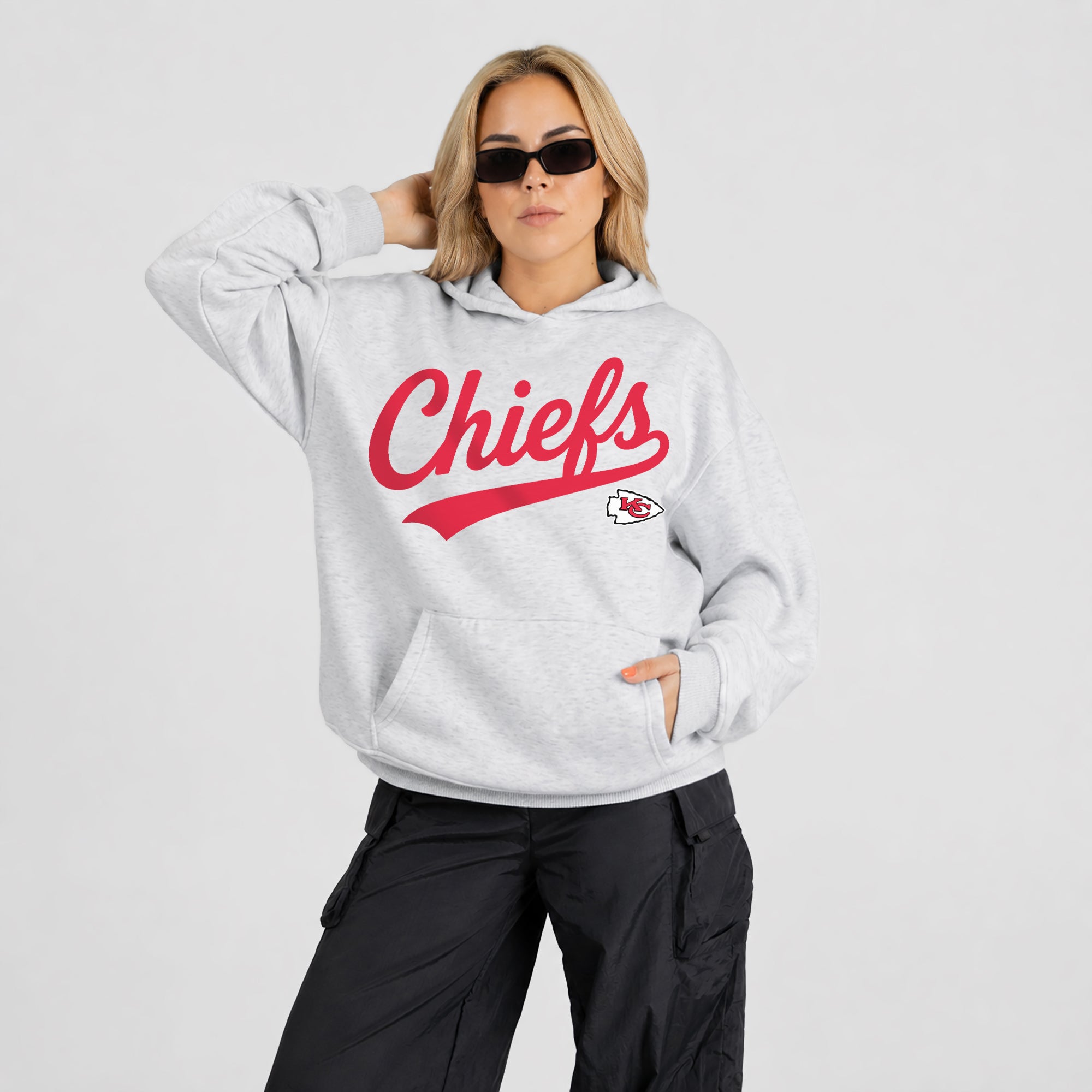 KANSAS CITY CHIEFS BIG ENERGY OVERSIZED PREMIUM WEIGHT HOODIE