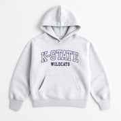 KANSAS STATE WILDCATS DAILY GRIND OVERSIZED PREMIUM WEIGHT UNISEX HOODIE