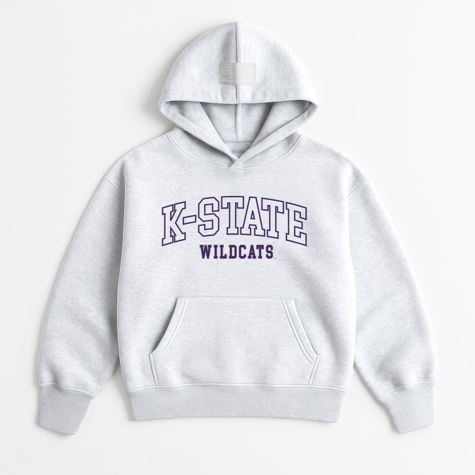 KANSAS STATE WILDCATS DAILY GRIND OVERSIZED PREMIUM WEIGHT UNISEX HOODIE