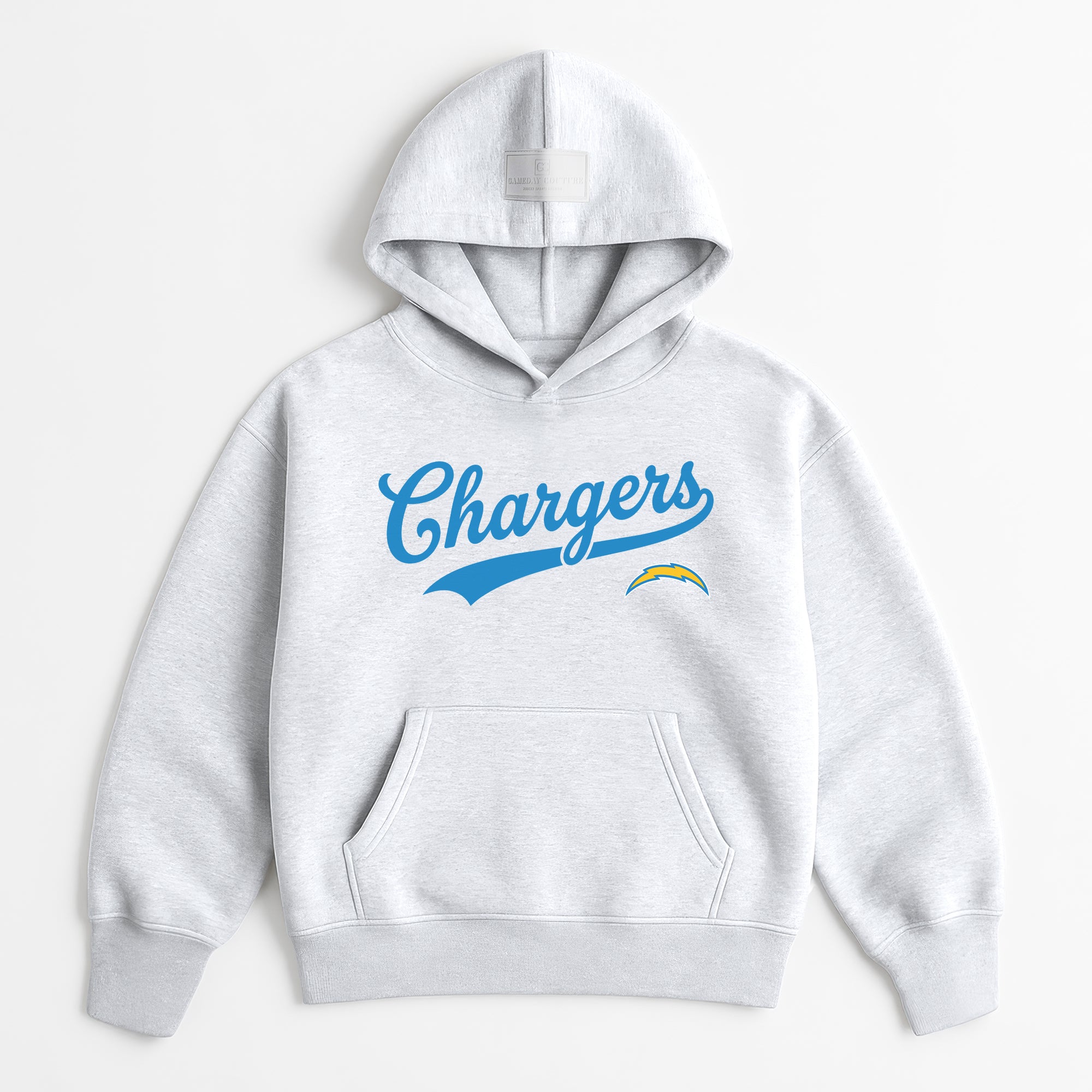 LOS ANGELES CHARGERS BIG ENERGY OVERSIZED PREMIUM WEIGHT HOODIE
