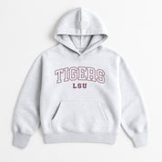 LSU TIGERS DAILY GRIND OVERSIZED PREMIUM WEIGHT UNISEX HOODIE