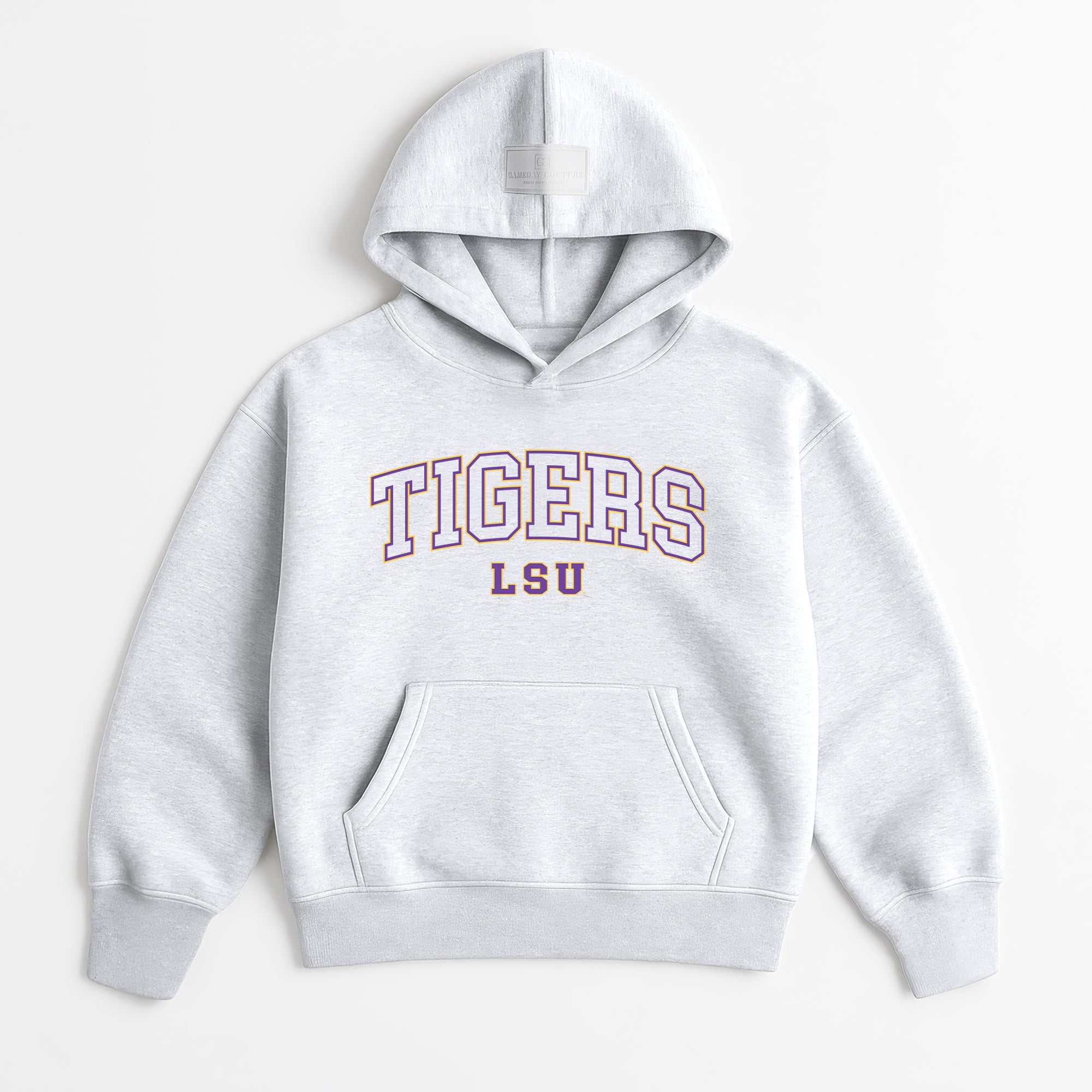 LSU TIGERS DAILY GRIND OVERSIZED PREMIUM WEIGHT UNISEX HOODIE