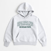 MICHIGAN STATE SPARTANS DAILY GRIND OVERSIZED PREMIUM WEIGHT UNISEX HOODIE