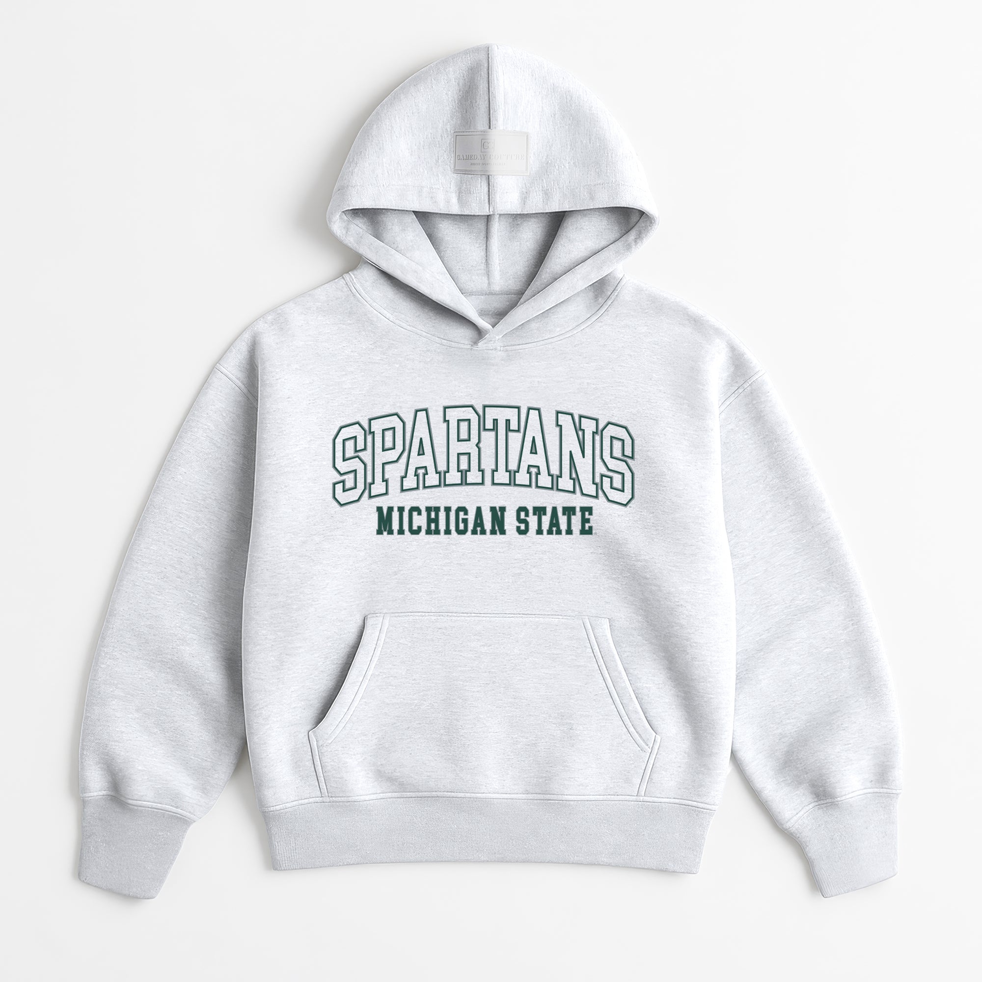 MICHIGAN STATE SPARTANS DAILY GRIND OVERSIZED PREMIUM WEIGHT UNISEX HOODIE