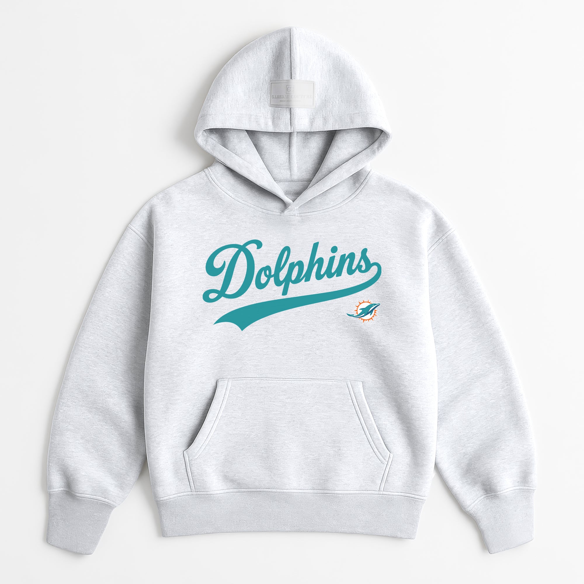 MIAMI DOLPHINS BIG ENERGY OVERSIZED PREMIUM WEIGHT HOODIE