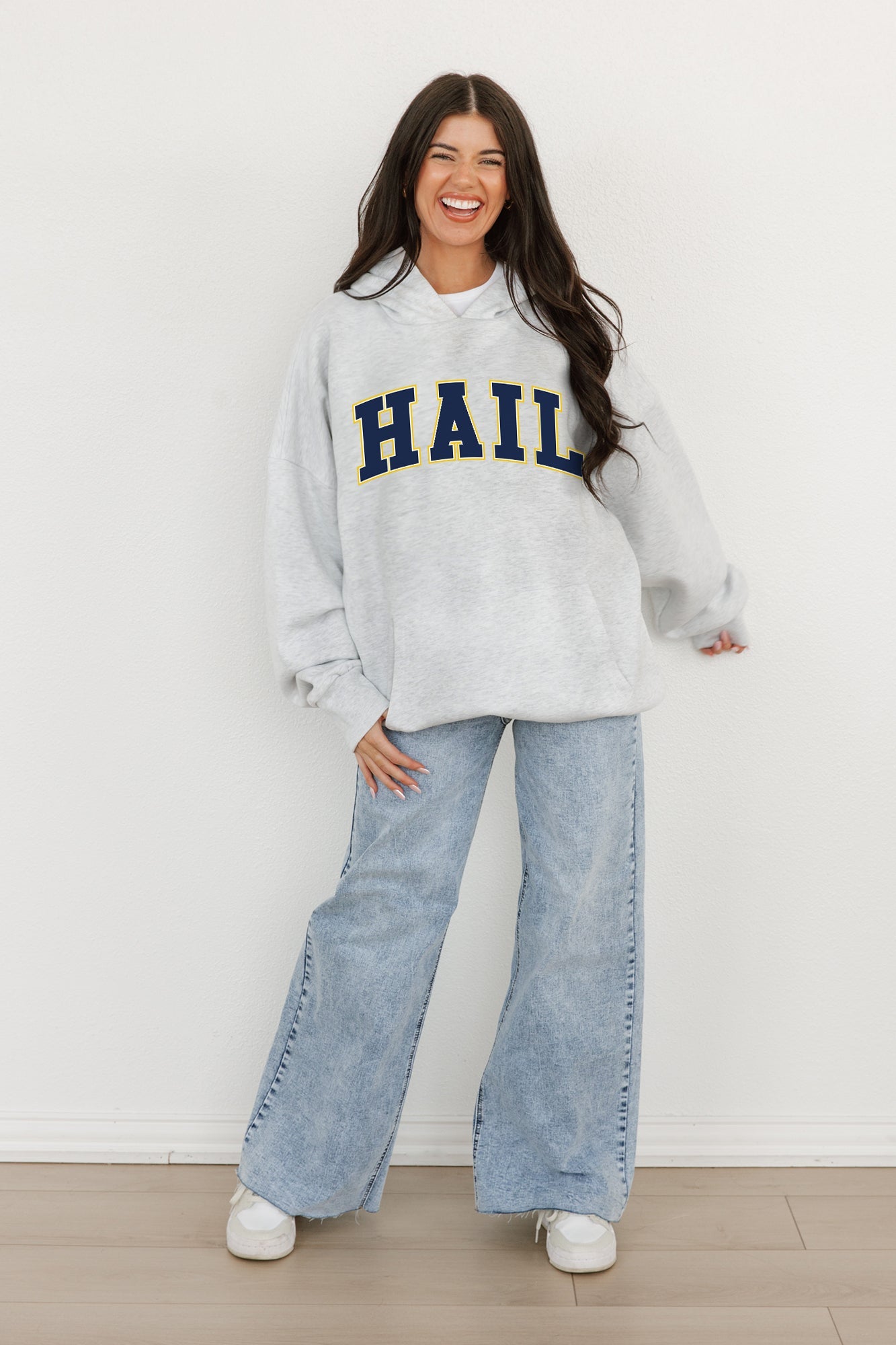 Women's Michigan Wolverines Winning Look Oversized Hoodie by Madi
