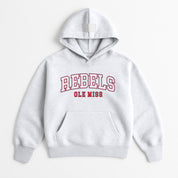 OLE MISS REBELS DAILY GRIND OVERSIZED PREMIUM WEIGHT UNISEX HOODIE