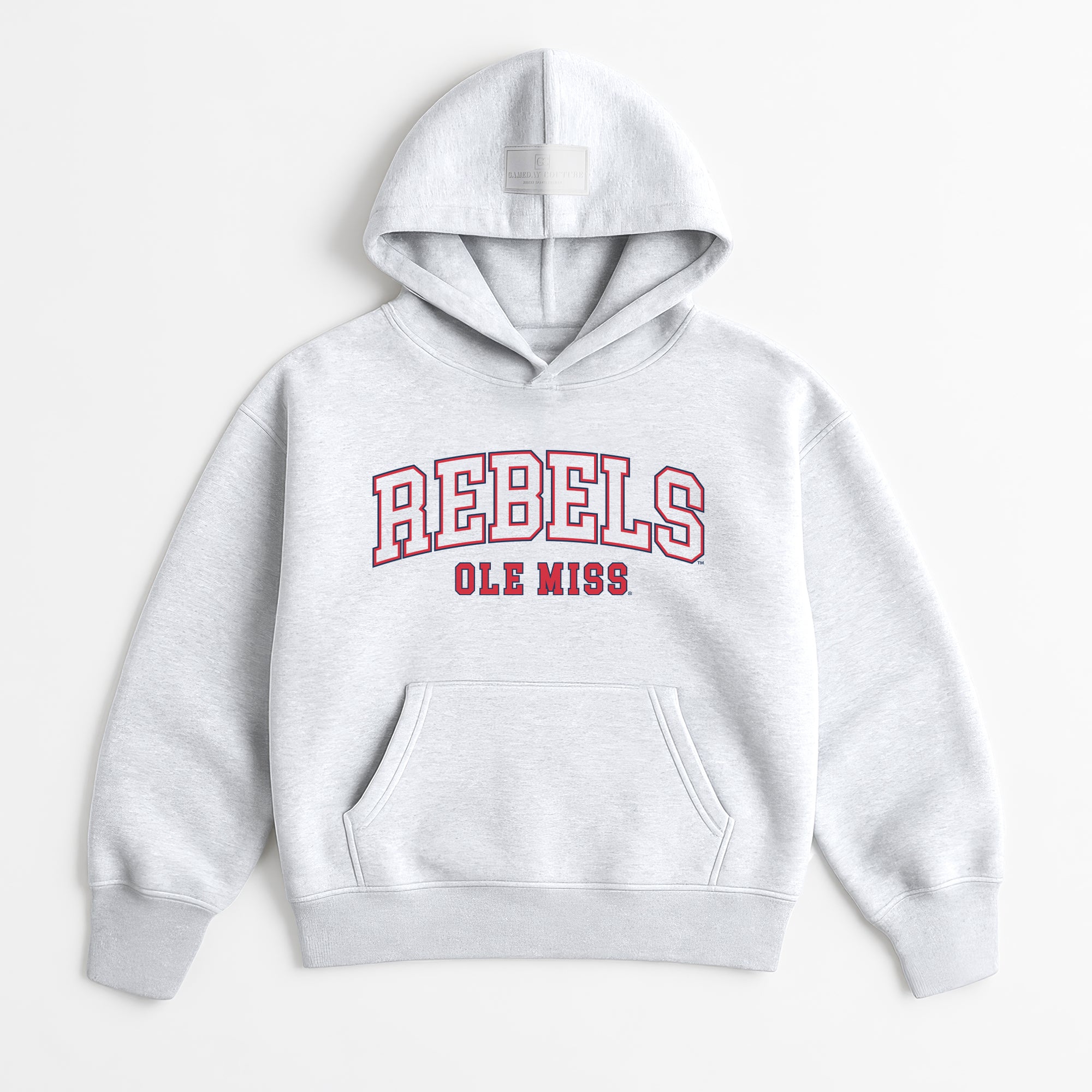 OLE MISS REBELS DAILY GRIND OVERSIZED PREMIUM WEIGHT UNISEX HOODIE