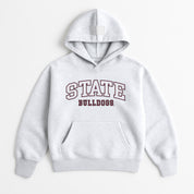 MISSISSIPPI STATE BULLDOGS DAILY GRIND OVERSIZED PREMIUM WEIGHT UNISEX HOODIE