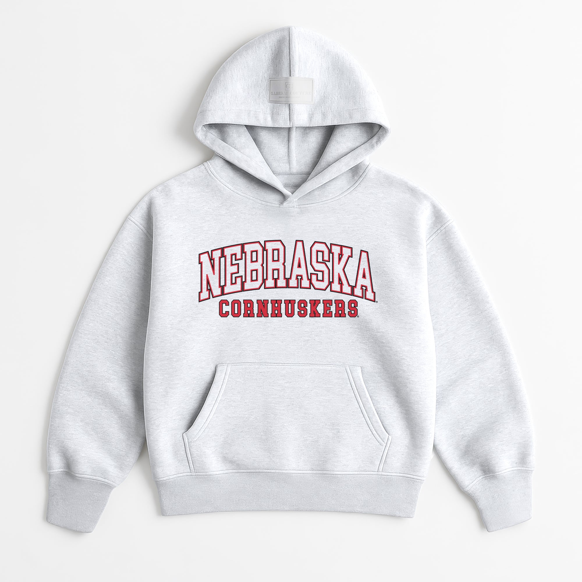 NEBRASKA CORNHUSKERS DAILY GRIND OVERSIZED PREMIUM WEIGHT UNISEX HOODIE