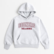 OKLAHOMA SOONERS DAILY GRIND OVERSIZED PREMIUM WEIGHT UNISEX HOODIE