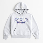 SMU MUSTANGS DAILY GRIND OVERSIZED PREMIUM WEIGHT UNISEX HOODIE