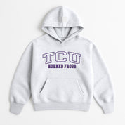 TCU HORNED FROGS DAILY GRIND OVERSIZED PREMIUM WEIGHT UNISEX HOODIE
