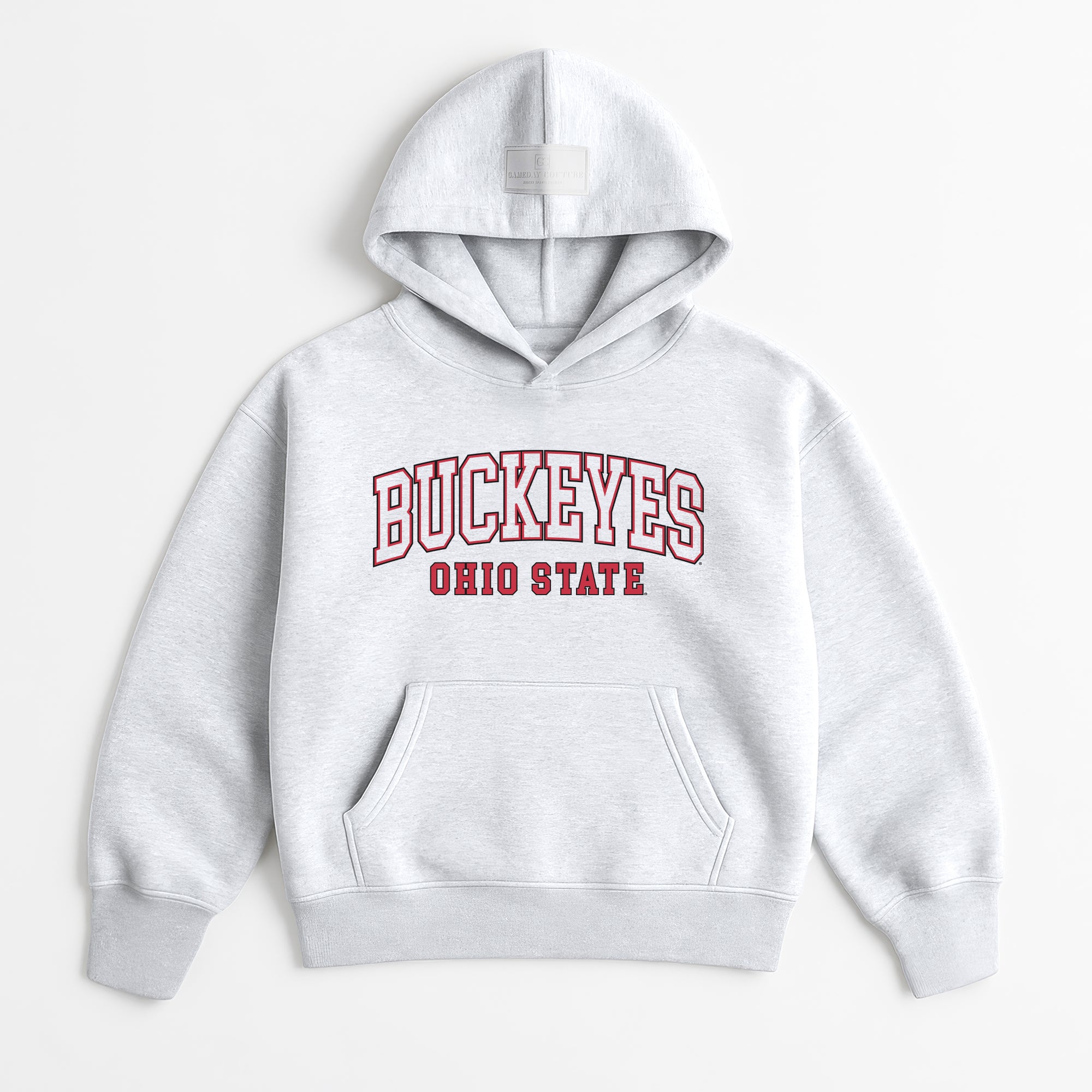 OHIO STATE BUCKEYES DAILY GRIND OVERSIZED PREMIUM WEIGHT UNISEX HOODIE