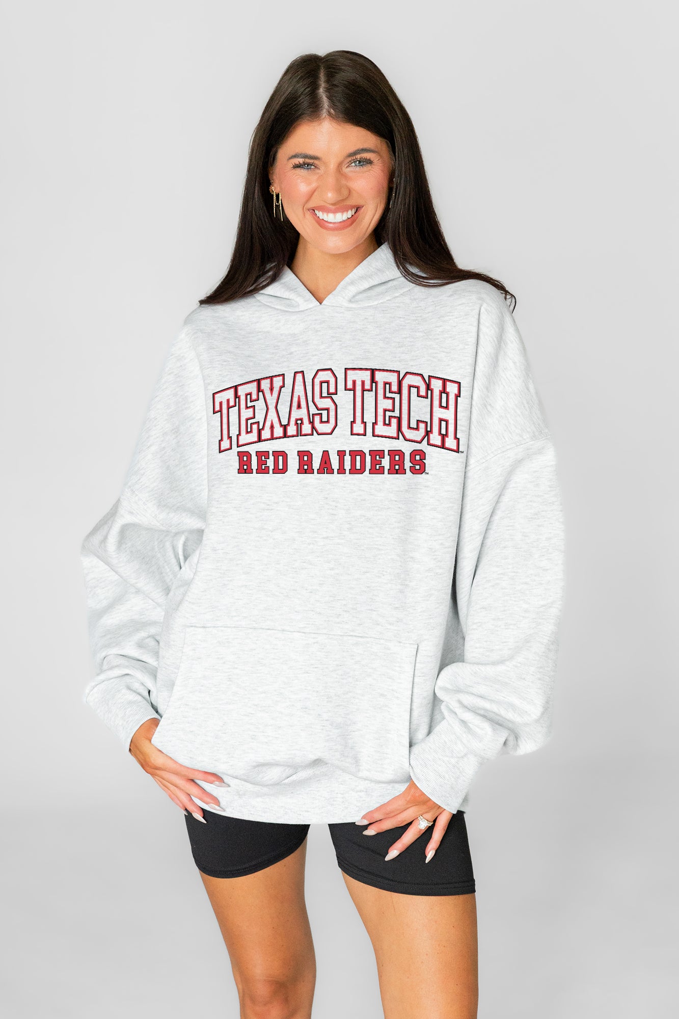 TEXAS TECH RED RAIDERS DAILY GRIND OVERSIZED PREMIUM WEIGHT UNISEX HOODIE