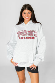 TEXAS TECH RED RAIDERS DAILY GRIND OVERSIZED PREMIUM WEIGHT UNISEX HOODIE