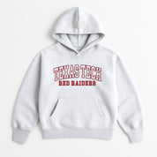 TEXAS TECH RED RAIDERS DAILY GRIND OVERSIZED PREMIUM WEIGHT UNISEX HOODIE