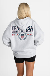TEAM USA LIBERTY LUXE OVERSIZED PREMIUM WEIGHT HOODIE