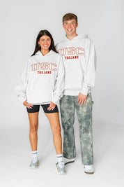 USC TROJANS DAILY GRIND OVERSIZED PREMIUM WEIGHT UNISEX HOODIE