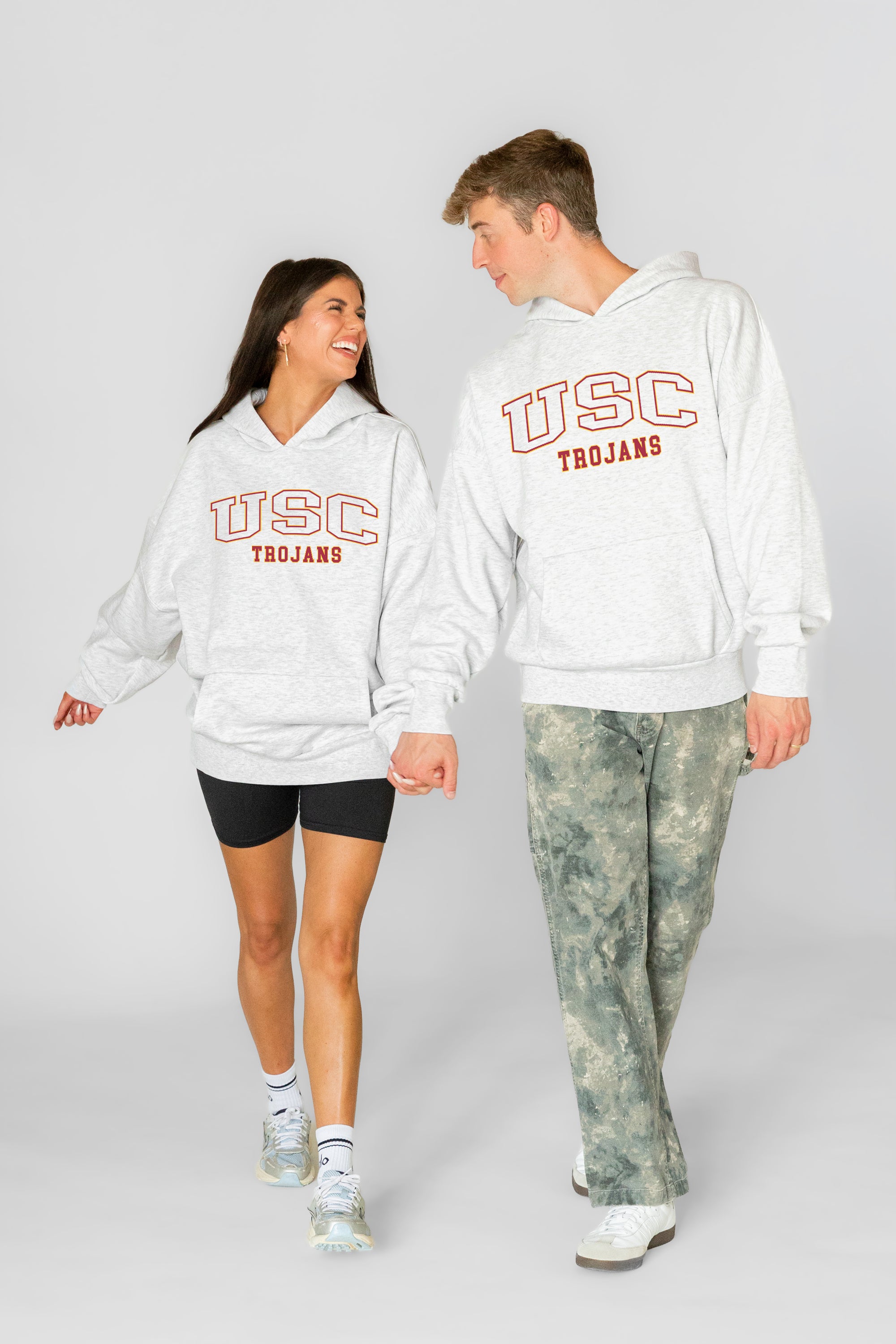 USC TROJANS DAILY GRIND OVERSIZED PREMIUM WEIGHT UNISEX HOODIE