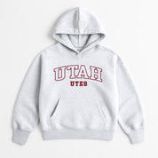 UTAH UTES DAILY GRIND OVERSIZED PREMIUM WEIGHT UNISEX HOODIE