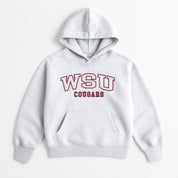 WASHINGTON STATE COUGARS DAILY GRIND OVERSIZED PREMIUM WEIGHT UNISEX HOODIE