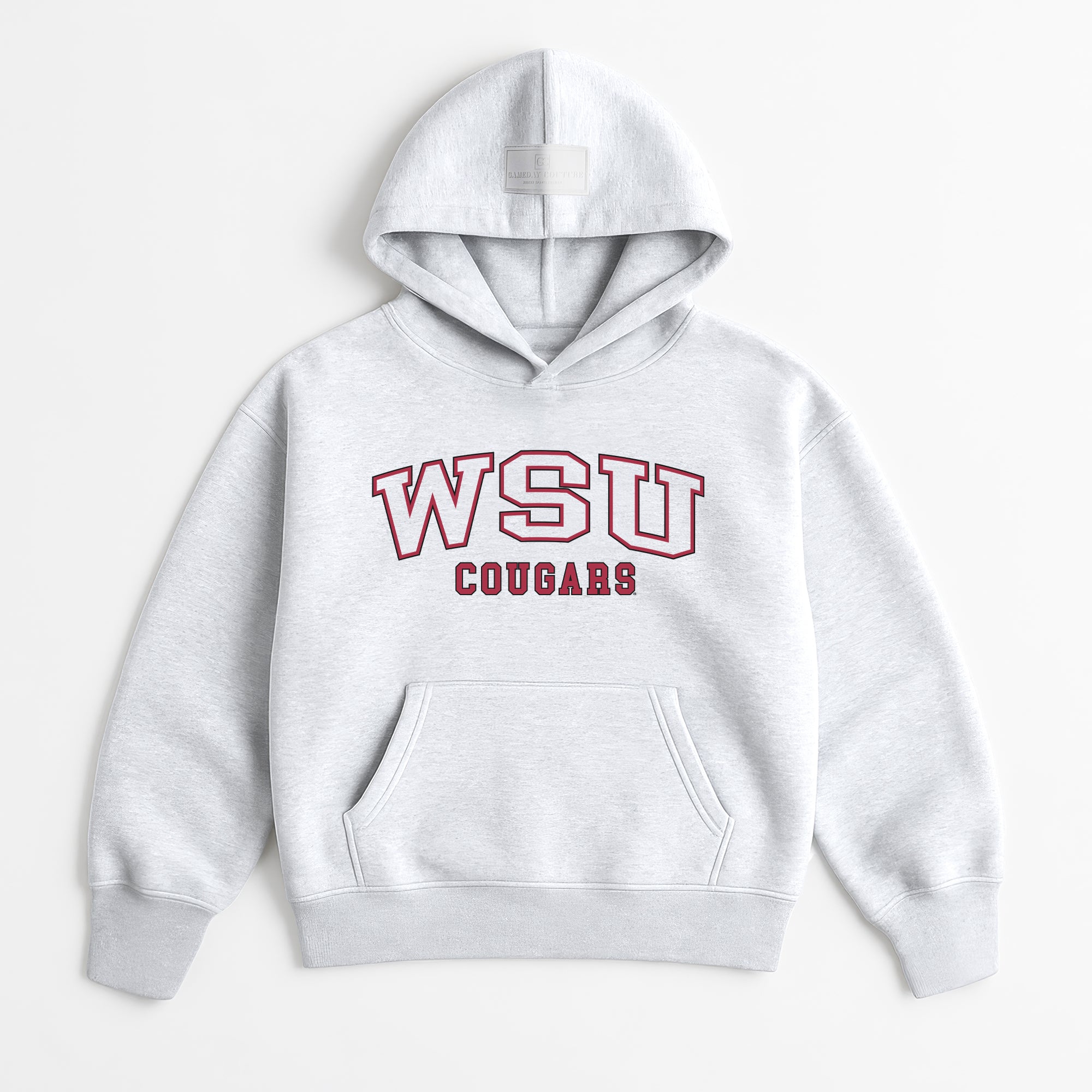 WASHINGTON STATE COUGARS DAILY GRIND OVERSIZED PREMIUM WEIGHT UNISEX HOODIE