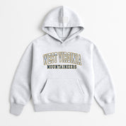 WEST VIRGINIA MOUNTAINEERS DAILY GRIND OVERSIZED PREMIUM WEIGHT UNISEX HOODIE