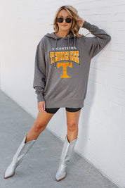 TENNESSEE VOLUNTEERS SIDELINE SHIMMER ALL-OVER MICRO-RHINESTONE SPARKLE HOODED SWEATSHIRT