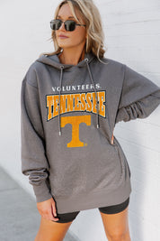 TENNESSEE VOLUNTEERS SIDELINE SHIMMER ALL-OVER MICRO-RHINESTONE SPARKLE HOODED SWEATSHIRT