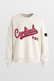 ARIZONA CARDINALS CLUTCH MOVE BLACK LABEL PREMIUM FLEECE CREW SWEATSHIRT BY RANDI MAHOMES