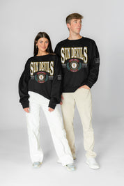 ARIZONA STATE SUN DEVILS HONOR BOUND BLACK LABEL PREMIUM FLEECE CREWNECK