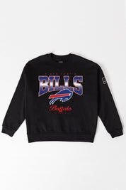 BUFFALO BILLS POWERHOUSE PLAY BLACK LABEL PREMIUM FLEECE CREW SWEATSHIRT