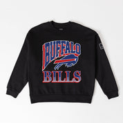 BUFFALO BILLS VICTORY PRIME BLACK LABEL PREMIUM FLEECE DROP SHOULDER CREWNECK
